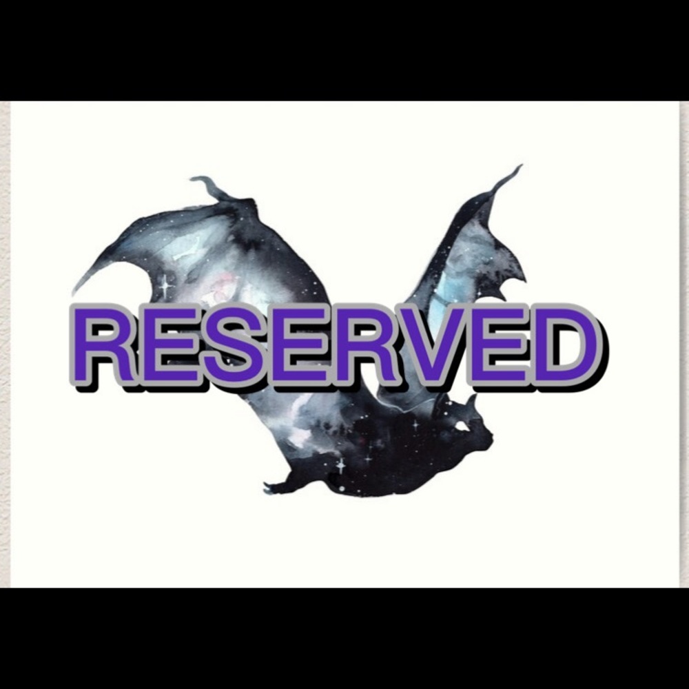 RESERVED black on black square LPS